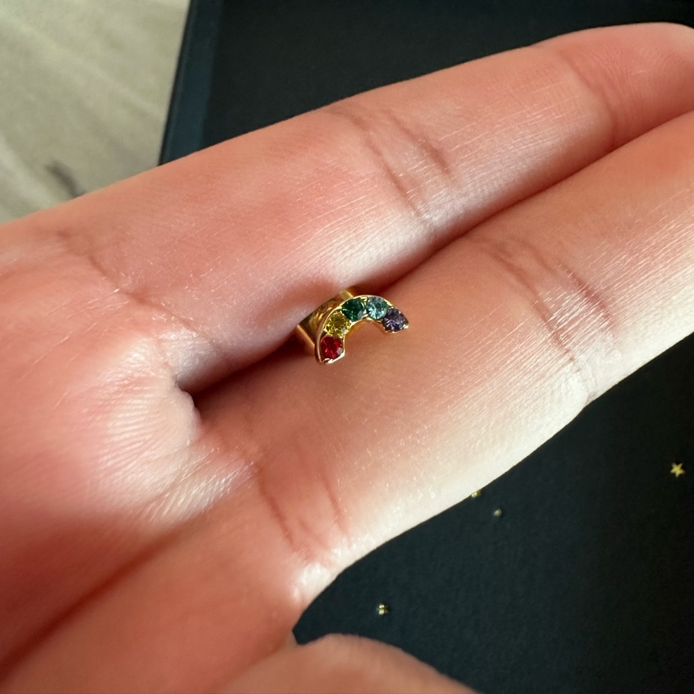 Gorjana rainbow single stud
